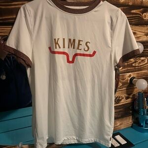 Women’s White and Brown T-Shirt